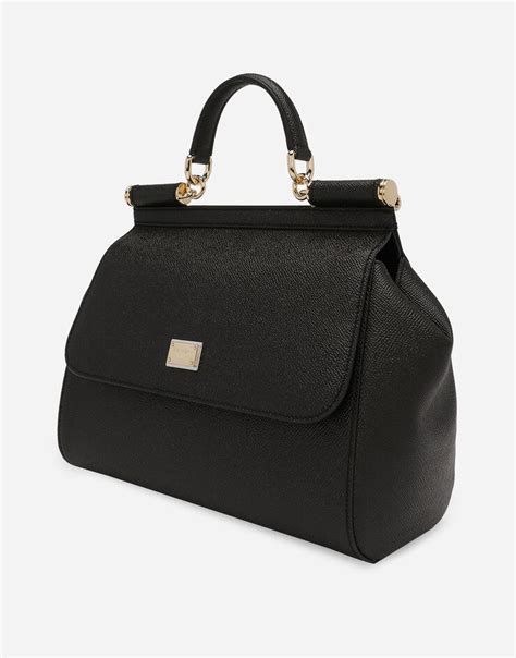 dolce gabbana 30941727|Large Sicily shopper in Black for Women .